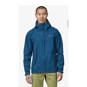 Patagonia Torrentshell 3L Rain Jacket Men XXL Blue Waterproof H2No Shell Hiking
